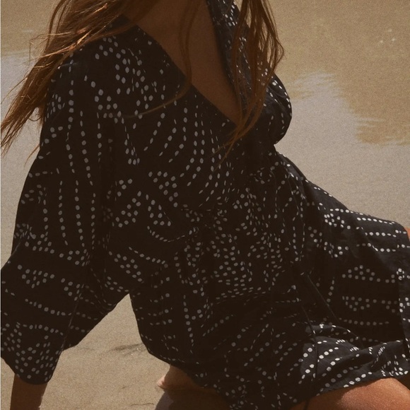 Zara Limited Edition Printed Kaftan Dress - Picture 2 of 5